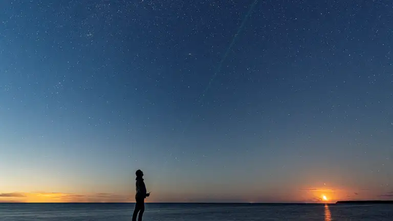 Dark Sky over Ulvshale på Møn